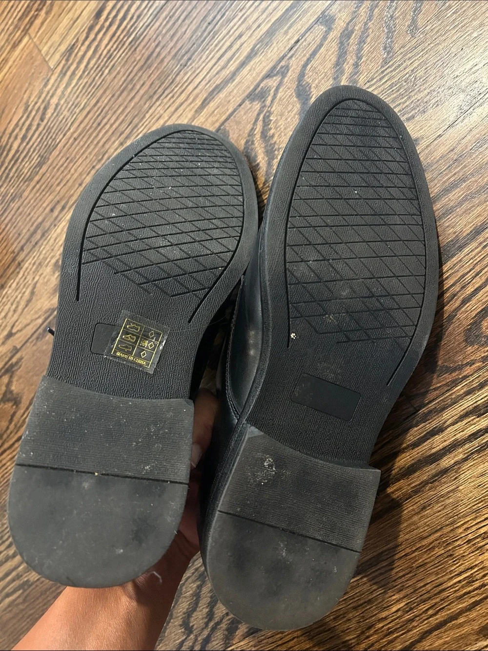 Big Boy’s Black Cap-Toe Lace-Up Dress Shoes